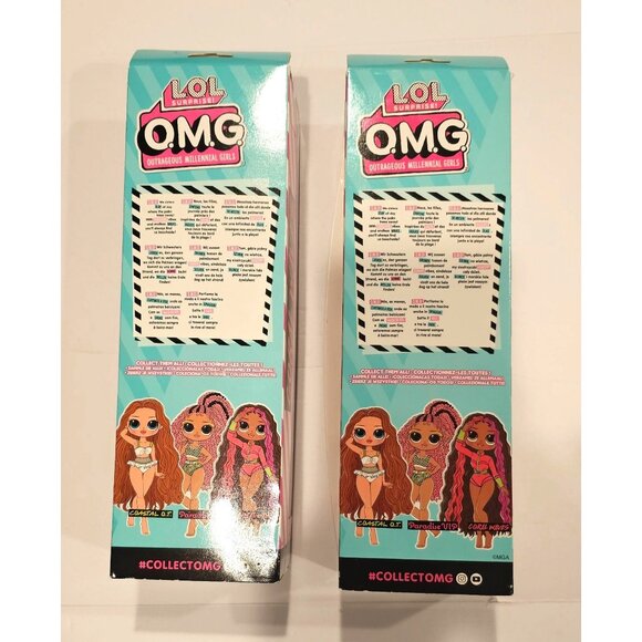 L. O. L. Surprise! O.‎ M. G. Swim Fashion Dolls: Coastal Q.T. + Coral Waves - Picture 2 of 2